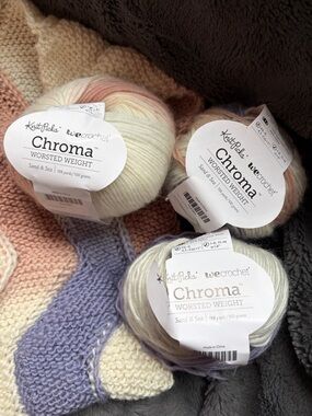 Knit Picks Chroma Worsted Weight Yarn - Sand & Sea - Pastel Gradient 500g